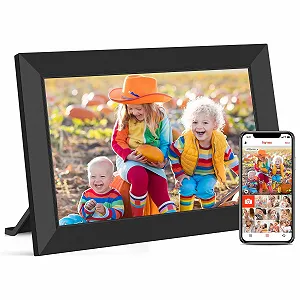 Цифровая фоторамка WONNIE Frameo 10.1 дюйма HD 1280 x 800 IPS Touchscreen 32 GB WiFi Auto Rotation - Фото 1