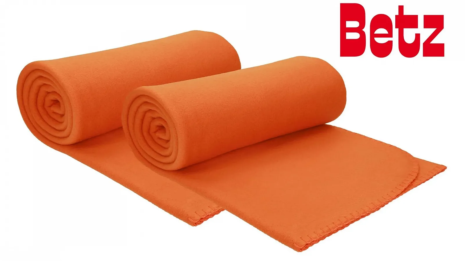 Покривало Betz флісова, набір 2 шт., 130 x 170 см, 180 г/м

, помаранчева, фото №6