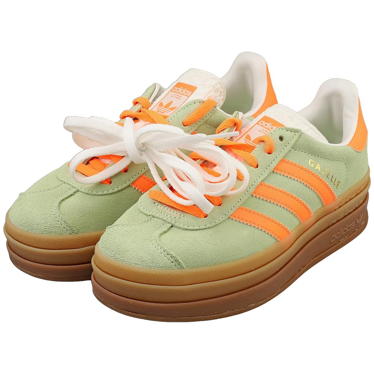 Кроссовки Adidas Gazelle Bold Женские - 40, Розовый Зеленый, фото №7