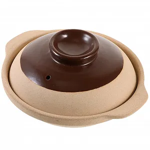 Кастрюля Gatuida Ceramic with Lid Two Handles Gas Hob Energy-Saving - Фото 1