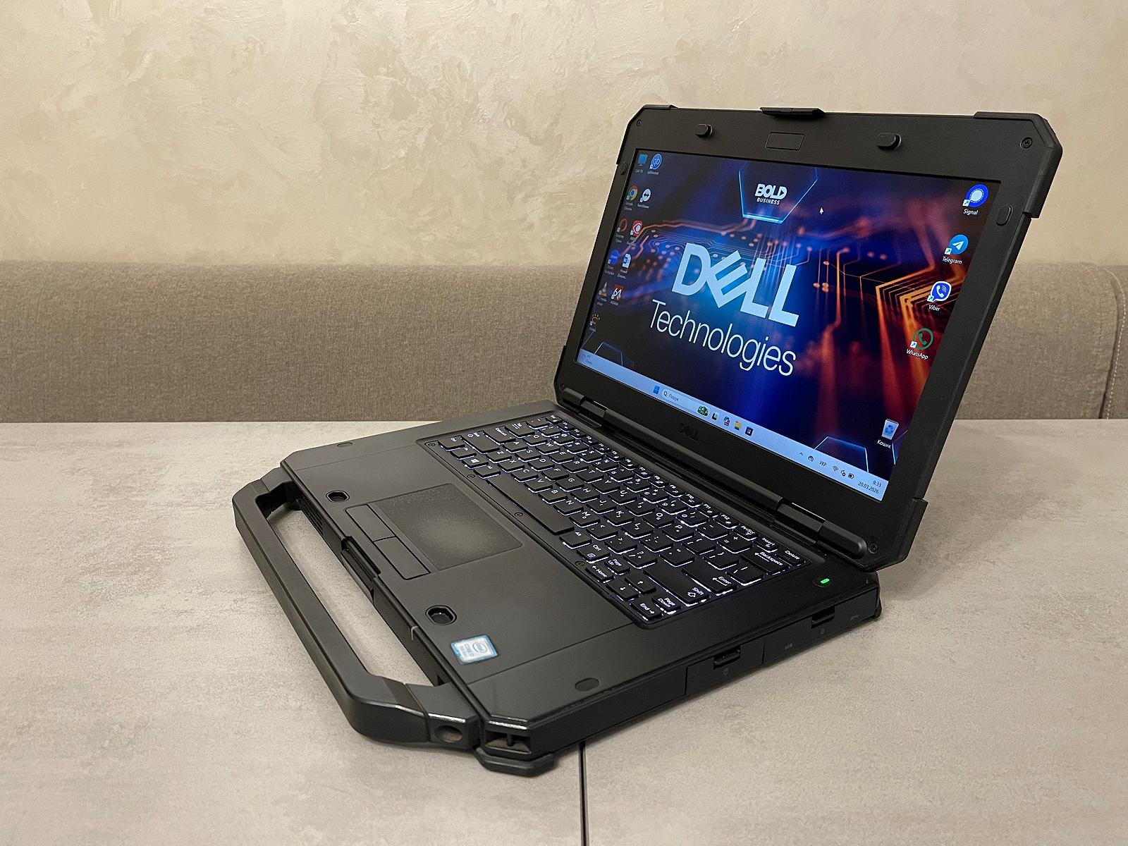 Захищений ноутбук Dell 5420 Rugged, 14" FHD IPS, i7-8650U, 16GB, 256GB SSD, AMD Radeon RX540 2GB, фото №3