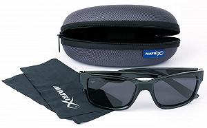 Сонцезахисні окуляри Matrix Polarised Casual Trans Black Frame Grey Lens - Фото 1