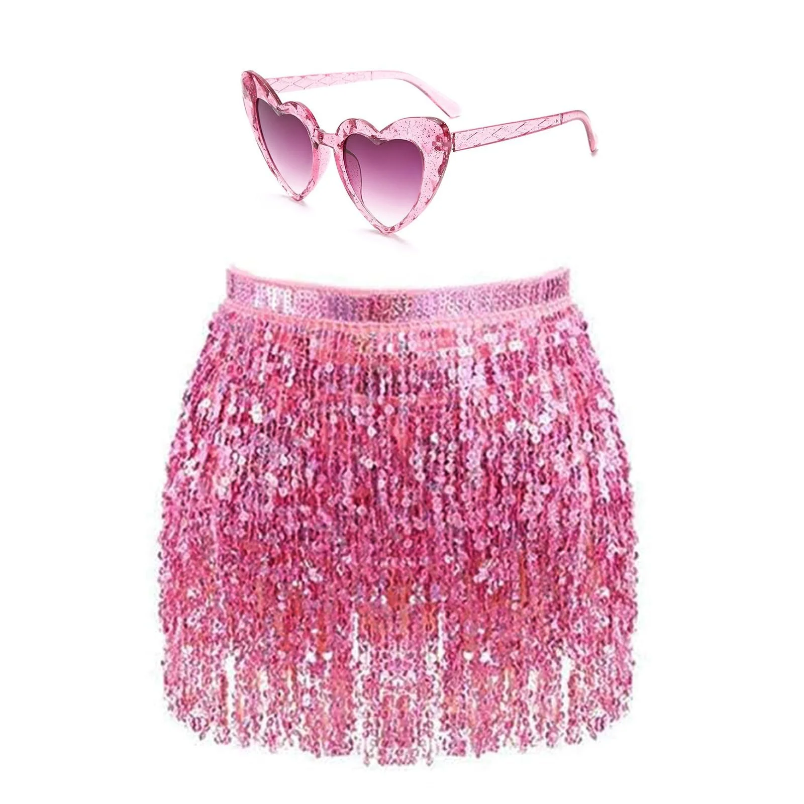 Спідниця Nujvnuj Блискуча Рожева, фото №1