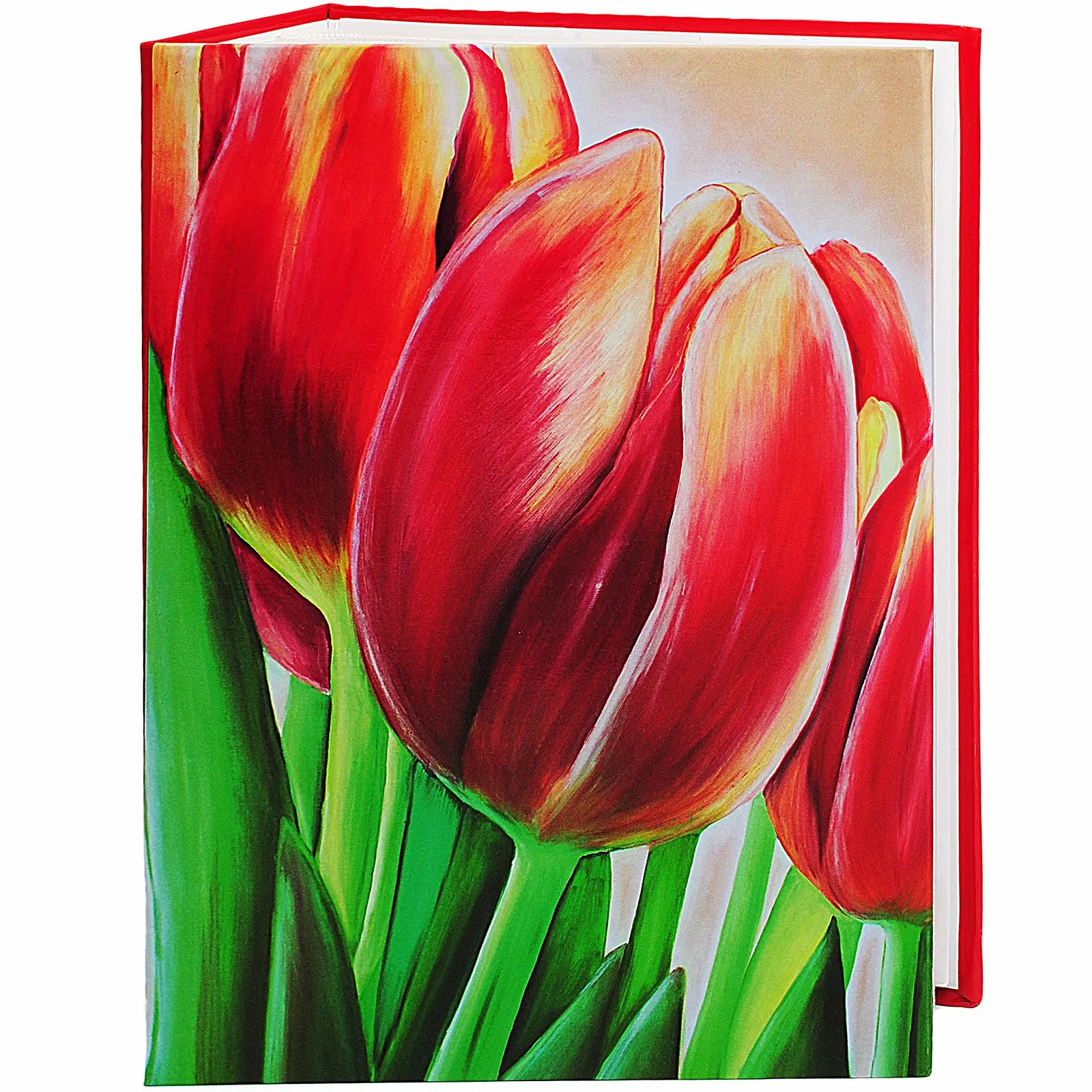 Альбом вкладыш Большой Flowers Red Tulips 200 фотографий 10 x 15 см, фото №4 Альбом вкладыш Большой Flowers Red Tulips 200 фотографий 10 x 15 см, фото №4