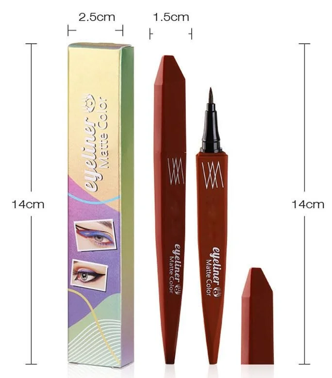 Підводка для очей, стійка до змазування, водостійка, кольорова, фото №6