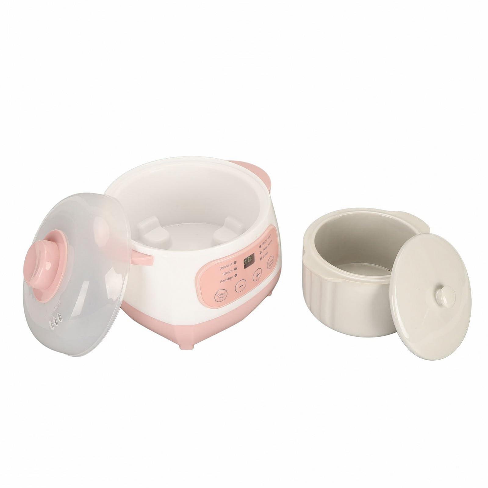 Мультиварка lvifloae 1L Intelligent Electric Stew Anti Dry Burning Mini Long Stew Safe Ceramic Soup Pot Multifunctional, фото №5