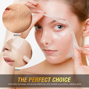 Маска для лица Ночная с муцином улитки Anti-Ageing Collagen для увлажнения, против морщин, для обновления кожи, 2 шт synthetic.ua - Фото 1