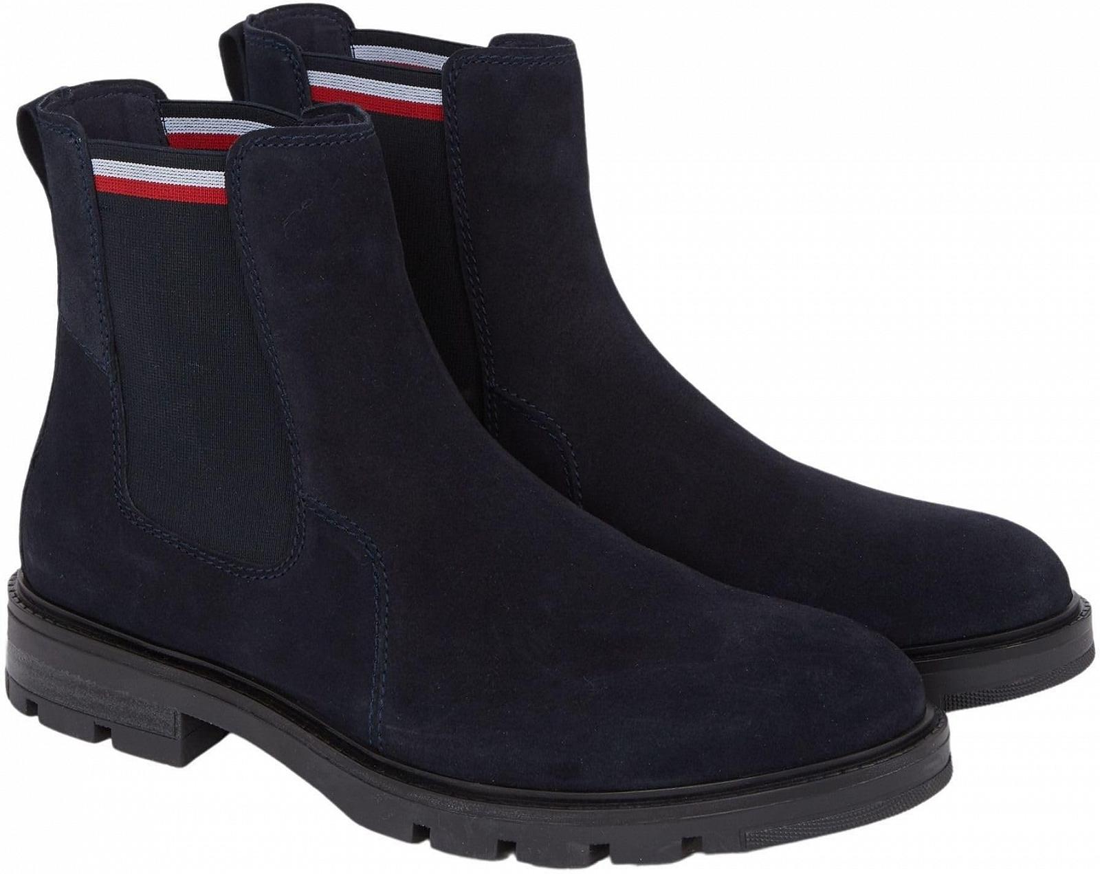 Челсі Tommy Hilfiger Suede Corpoarte Hilfiger Чоловічі черевики, фото №1