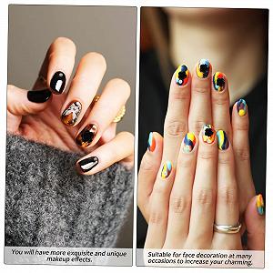 Коробки PLAFOPE, украшения для ногтей, стразы и жемчуг, цветок в виде чайника цвета темного чая, украшение для маникюра и креативного дизайна ногтей synthetic.ua - Фото 1