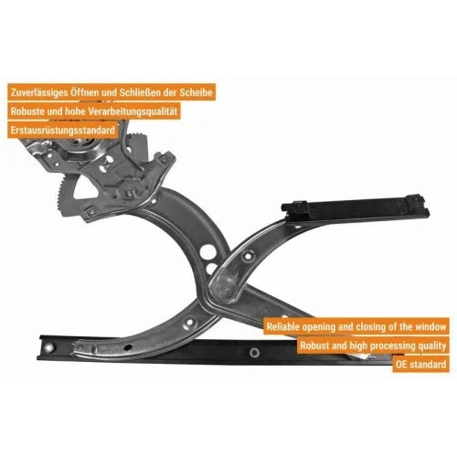 Склопідйомник VAICO V10-6138 SEAT SKODA VW VAG, фото №2