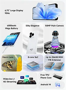 Смартфон Ulefone Note 20 Pro 8GB/256GB 6.75" 50MP+8MP+2MP 6000mAh Черный synthetic.ua - Фото 1