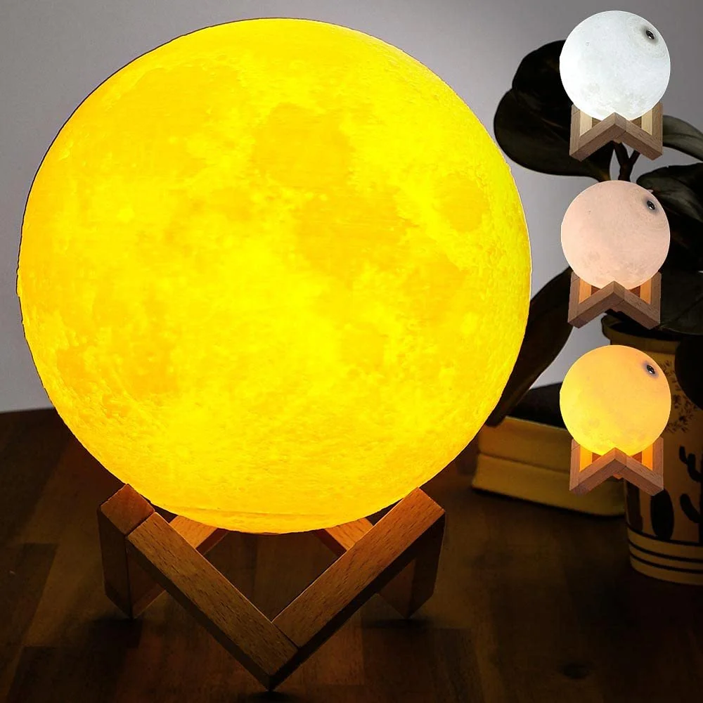 Настільна лампа BAKAJI Moon Shape LED 18 см, фото №1