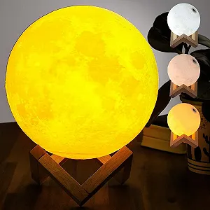 Настільна лампа BAKAJI Moon Shape LED 18 см - Фото 1