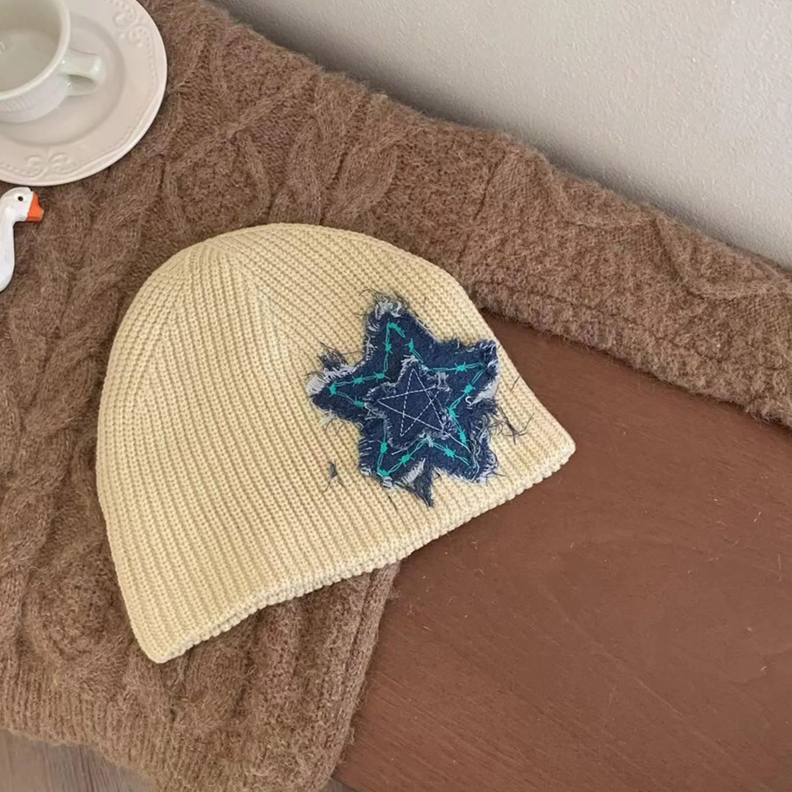 Зимова шапка для підлітків Ldabrye Еластична вітрозахисна, фото №6