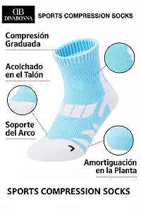 Спортивні шкарпетки для жінок безшовні, без пухирів, нековзкі synthetic.ua - Фото 1