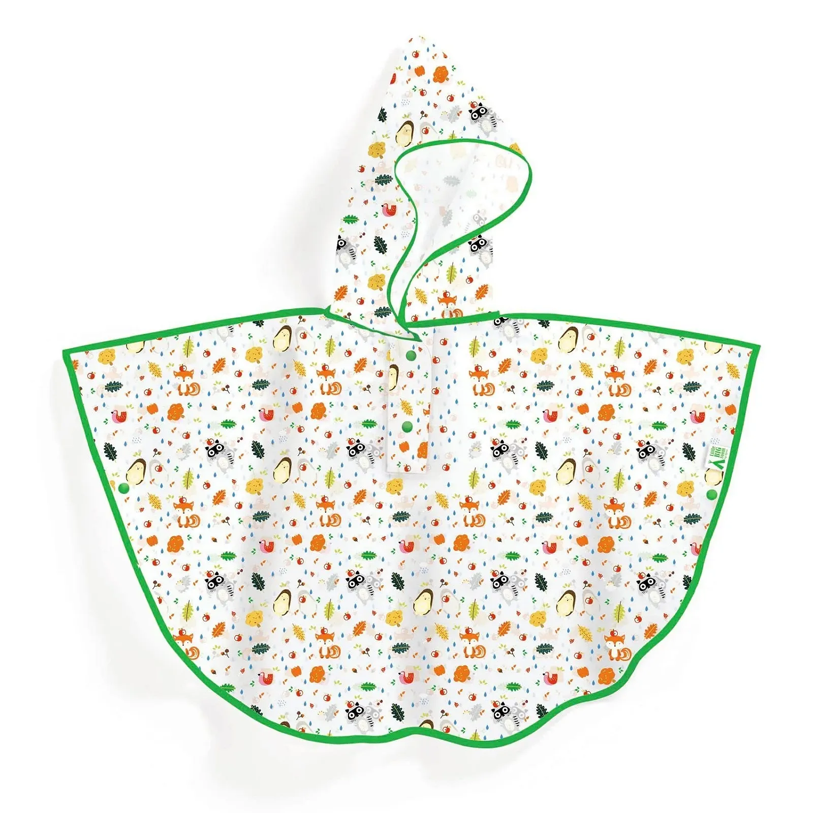 Дитячий дощовий пончо DJECO Weed, фото №2