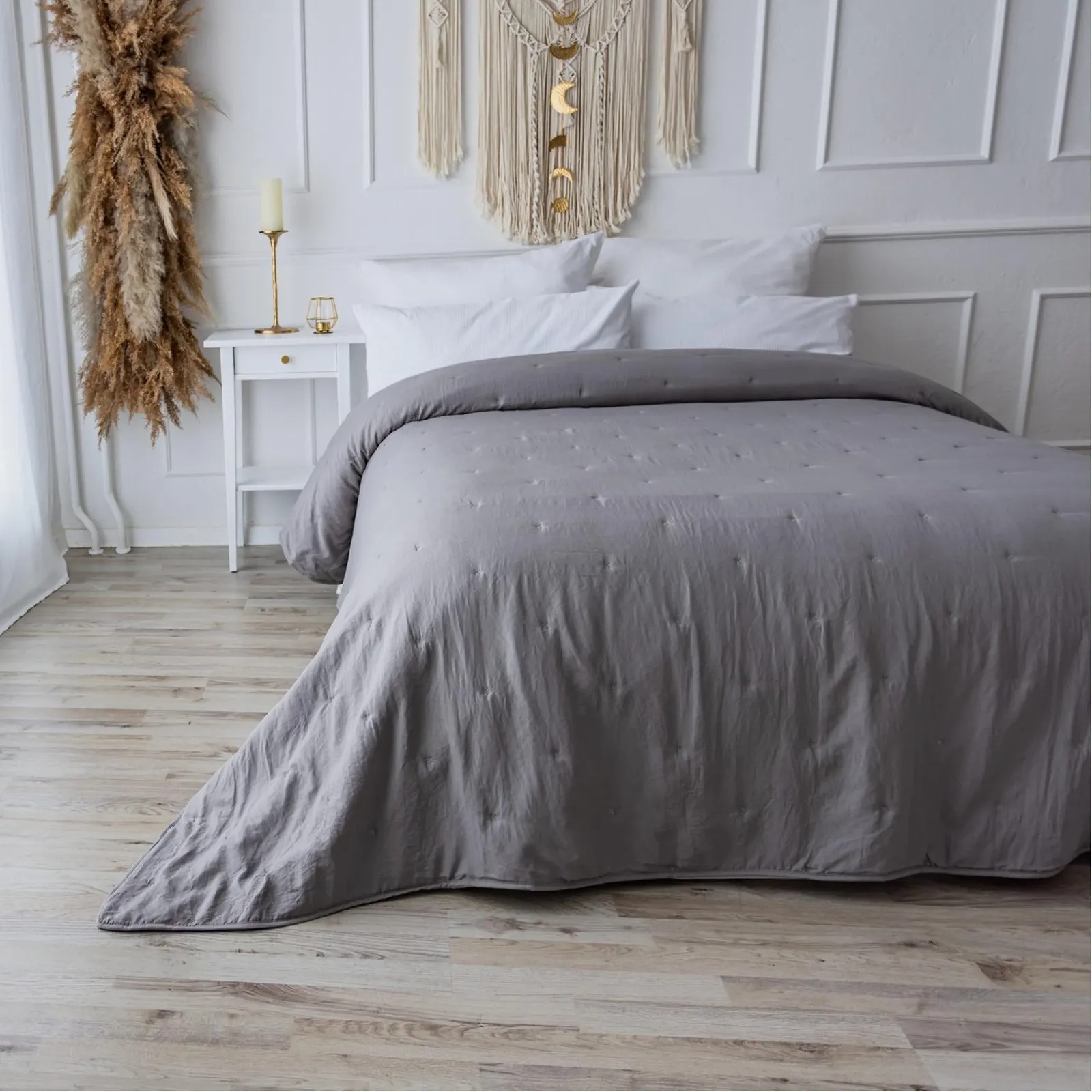 Покрывало CalmyHOME 220 x 240 см Серый, фото №1