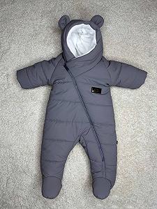 Демісезонний дитячий комбінезон 62, 68, 74, 80 р сірий - Фото 1