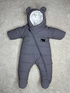 Демісезонний дитячий комбінезон 62р сірий - Фото 1