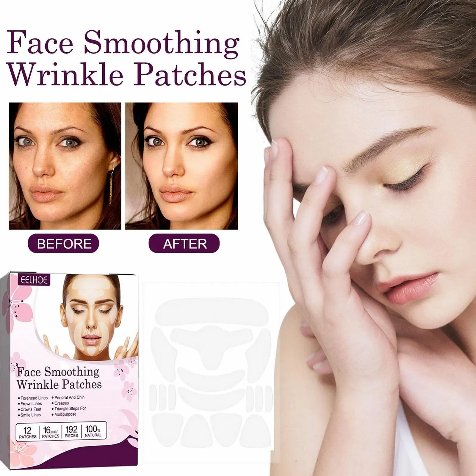 Патч для чола Facynde, багаторазові накладки для розгладження зморшок, фото №3