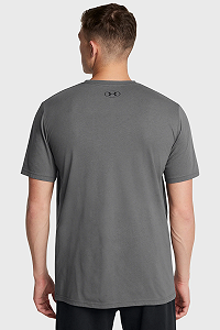 Футболка UA GL FOUNDATION UPDATE SS 1382915-028 Under Armour Темно-сірий S synthetic.ua - Фото 1