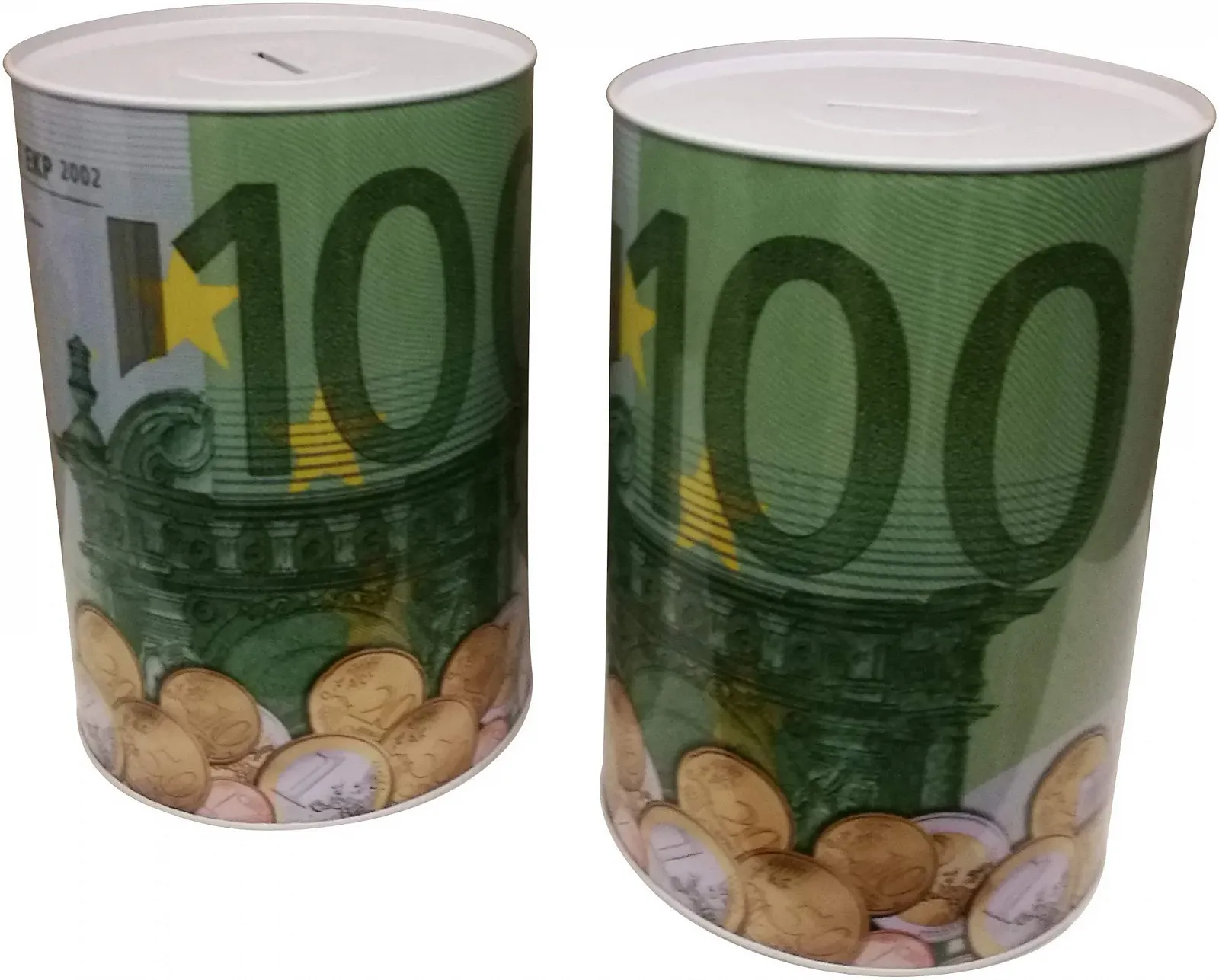 Набор копилок металлических Банкнота Евро 3 шт. 11x7.5 см, фото №3