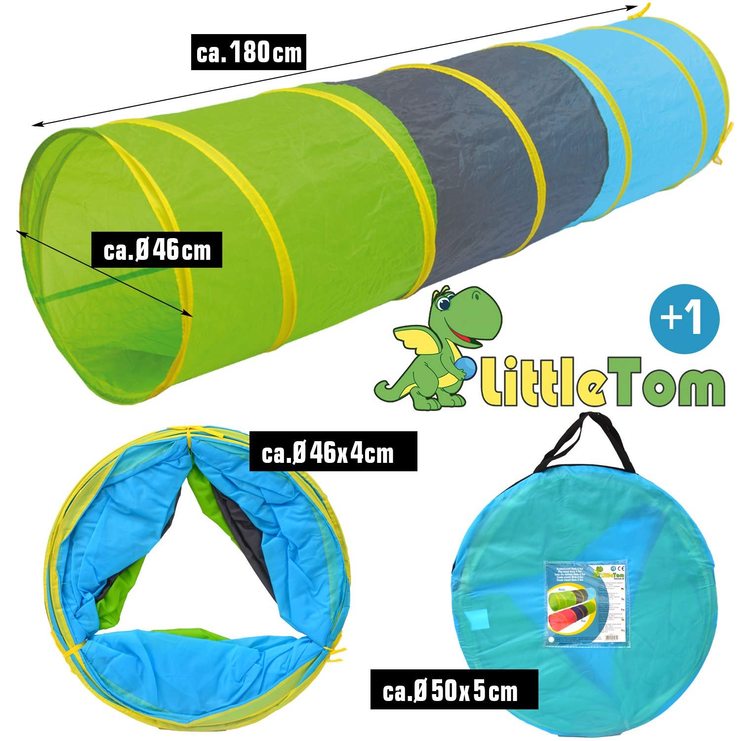 Игровая Палатка LittleTom Детский Игровой домик Тоннель для ползания Бассейн с шариками, фото №2