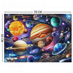 Пазл HUADADA Solar System 1000 елементів Кольоровий ціна на synthetic.ua - Фото 1 Пазл HUADADA Solar System 1000 елементів Кольоровий synthetic.ua - Фото 1