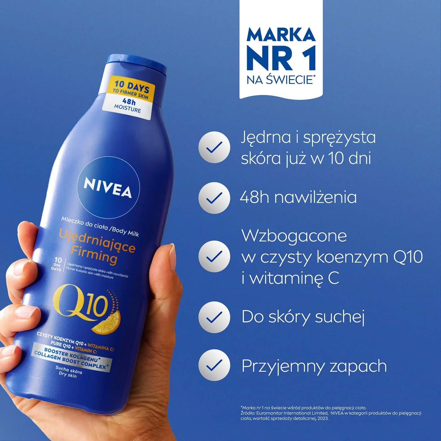 Молочко для тіла NIVEA Q10 Plus Зміцнююче 400 мл, фото №3