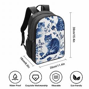 Рюкзак школьный FPAKAKIIE Cute Cat, Style-1, 40 x 28 x 16 см synthetic.ua - Фото 1