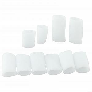 Напальчники гелевые 10 шт. Силиконовые с мягкой подкладкой Высокая эластичность - Фото 1