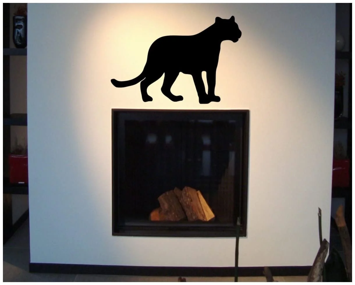 Наклейка на стену Samunshi Panther 60 x 40 см Зеленый, фото №3