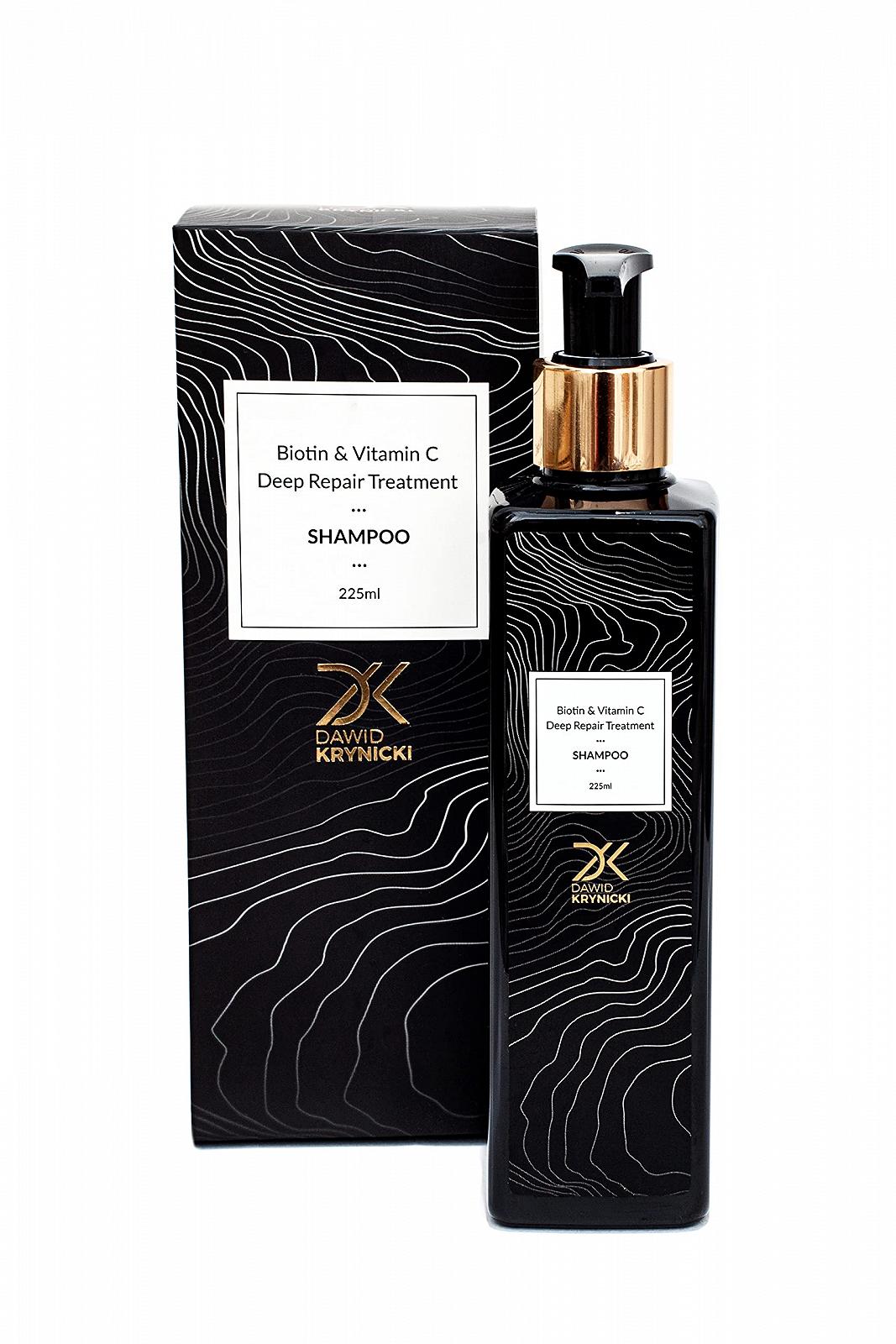 Шампунь Dawid Krynicki Biotin & Vitamin C Deep Treatment Repair Vitamin Bomb Deep Care 200 мл, фото №2