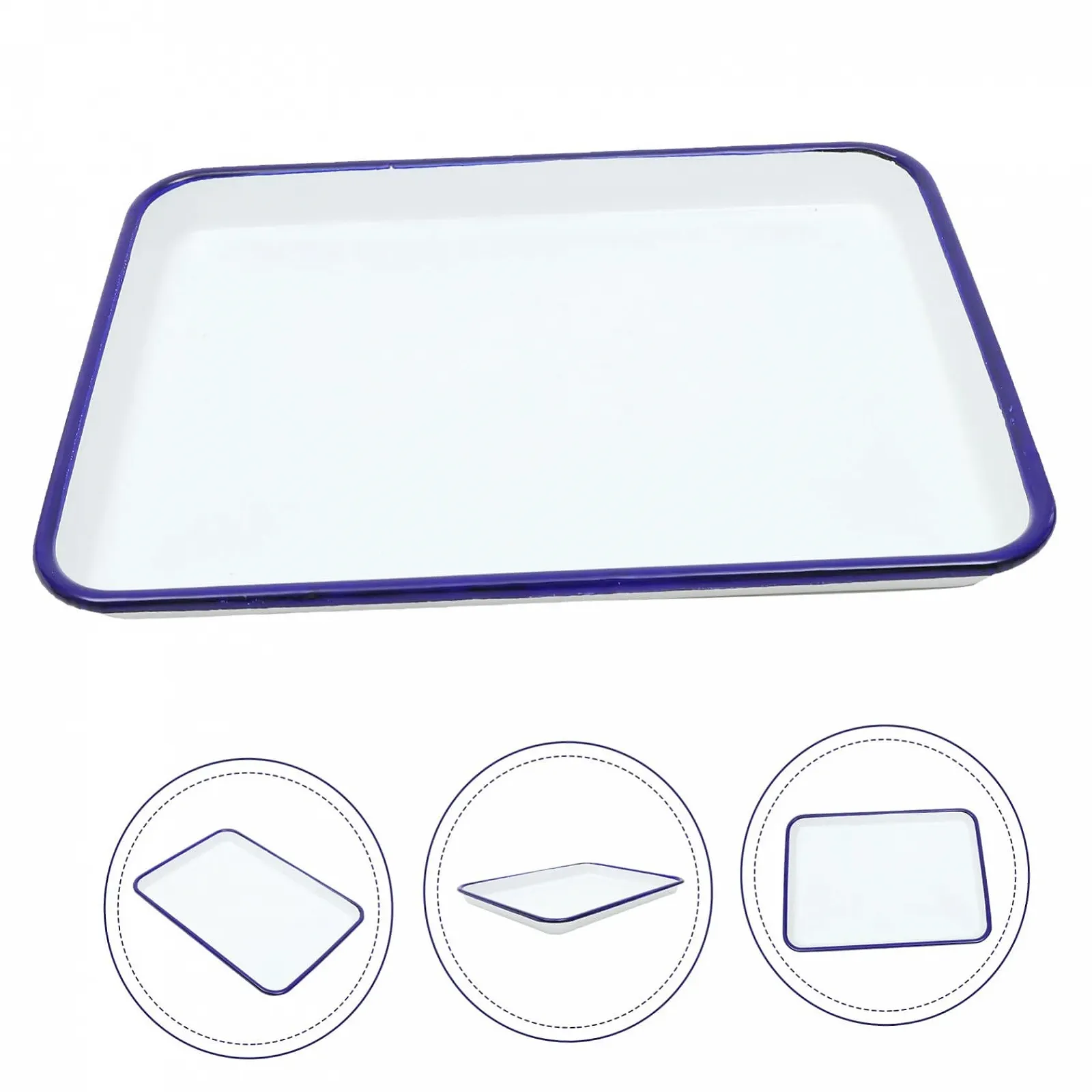 Противень для запекания Vintage эмалированный прямоугольный многофункциональный эмаль, фото №5 Противень для запекания Vintage эмалированный прямоугольный многофункциональный эмаль, фото №5