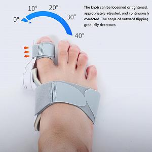 Коректор великого пальця стопи Регульований, з роздільником для пальців Силіконовий synthetic.ua - Фото 1