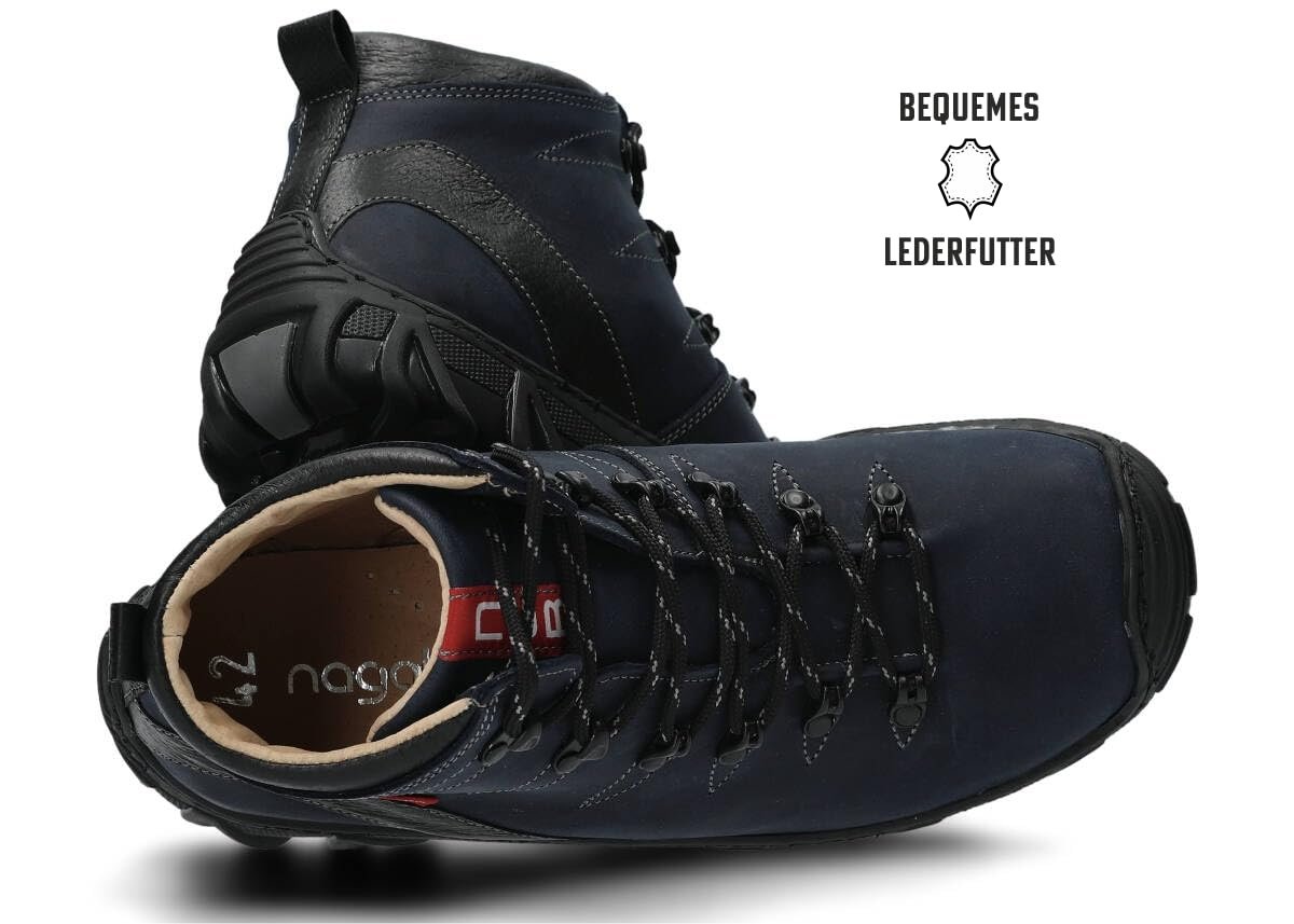 Мужские ботинки Nagaba Кожаные на шнуровке, фото №4