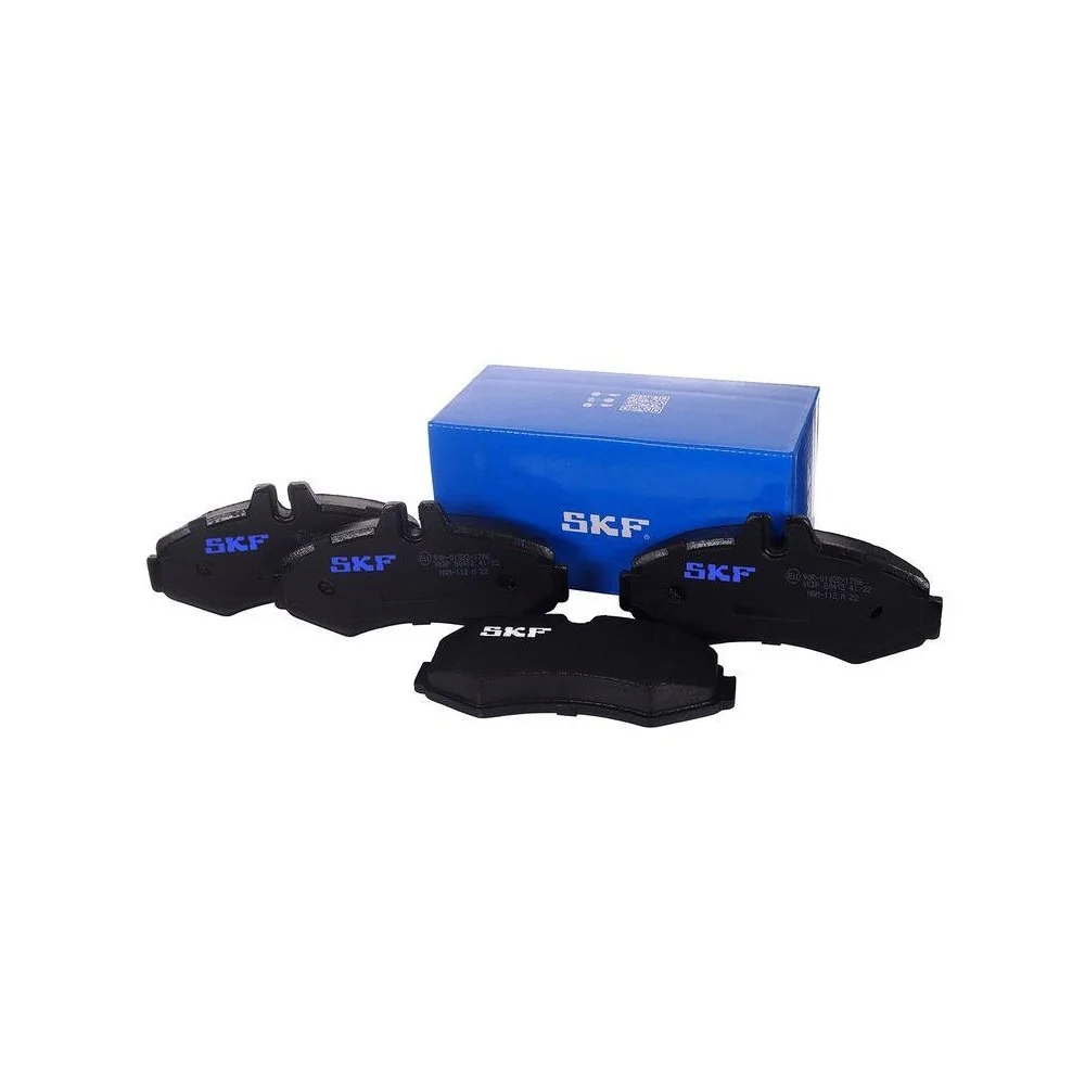 Комплект тормозных колодок, дисковый тормоз SKF VKBP 80412 для MERCEDES-BENZ передний мост, фото №1