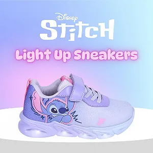 Кроссовки Disney Stitch Низкие С Легкой Подошвой Для Девочек С Подарочной Коробкой UK 8 до 13 synthetic.ua - Фото 1