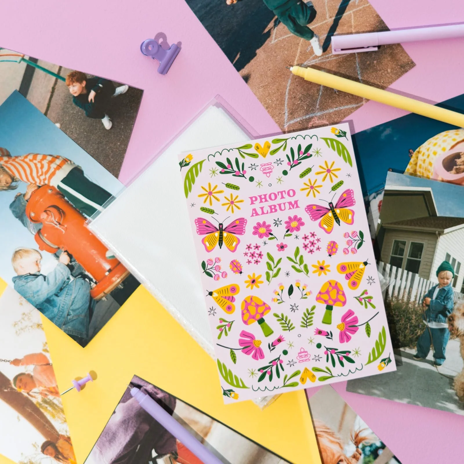 Фотоальбом Grupo Erik Hello Spring Вкладний Фотоальбом 10 x 15 cm Книга для 36 Фотографій Альбом Спогадів Бежевий, фото №6