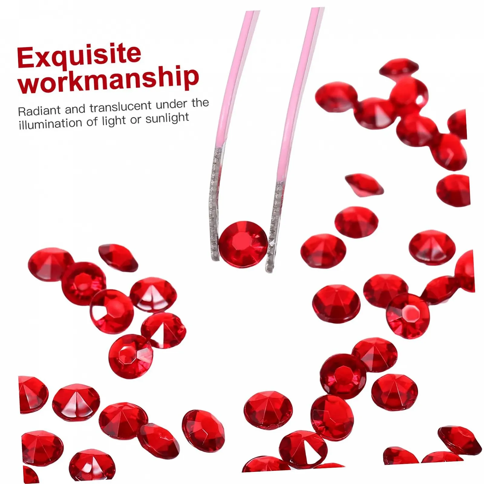 Намистини акрилові IMIKEYA круглі 8000 штук, фото №5