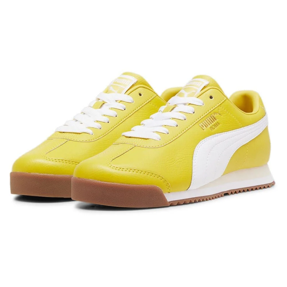 Кроссовки PUMA Roma 24 Standard желтый, фото №1 Кроссовки PUMA Roma 24 Standard желтый, фото №1