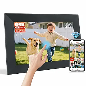 Цифровая фоторамка Frameo WiFi 10.1" 1920 x 1200 HD IPS Touchscreen 16 GB Черный - Фото 1
