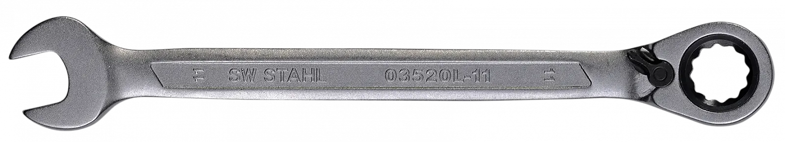 Комбінований тріскачковий ключ SW-STAHL 03520L-11 11 мм реверсивний, фото №1
