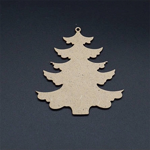 Дерев'яна заготовка 9см ялинка - Фото 1