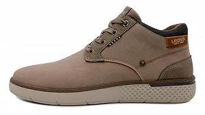 Кросівки LEOSS Вінтаж High Top Чоловічі Повсякденні Чорний - Фото 1