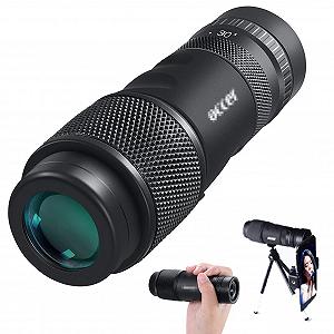 Монокуляр 10×30-30 Телескоп Zoom HD Mini для дорослих з регульованим збільшенням зі штативом тримачем для телефону - Фото 1