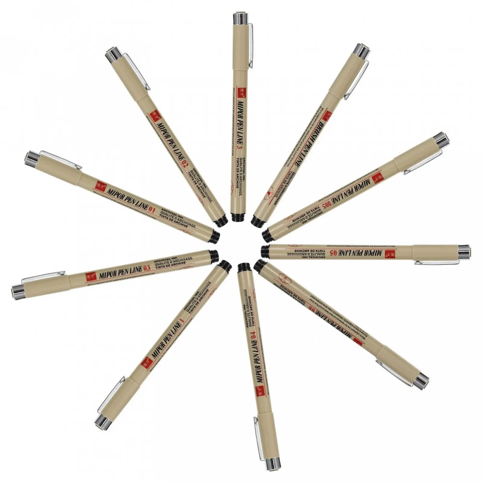 Підводка для очей Operitacx, набір 50 шт., водостійка, портативна, чорна, фото №1