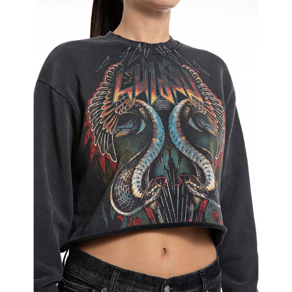 Жіночий світшот Replay Cropped, фото №3