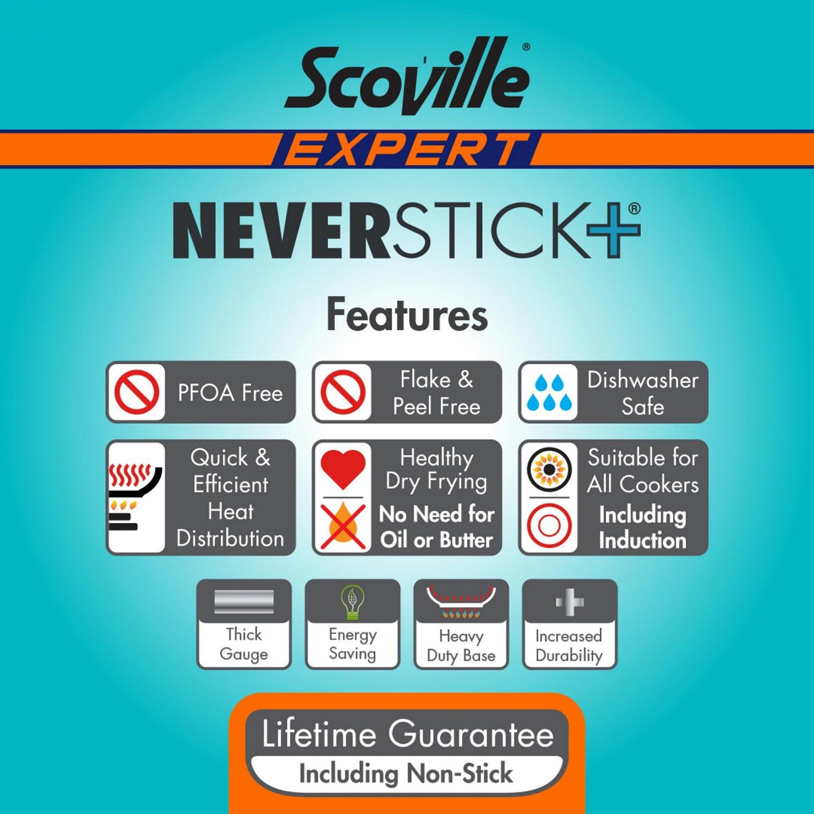 Гусятниця Scoville Expert Neverstick+ прямокутна з кришкою 26 см помаранчева, фото №7 Гусятниця Scoville Expert Neverstick+ прямокутна з кришкою 26 см помаранчева, фото №7