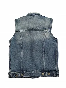 Джинсовий жилет Halle 15 Одяг Midblue для дітей synthetic.ua - Фото 1